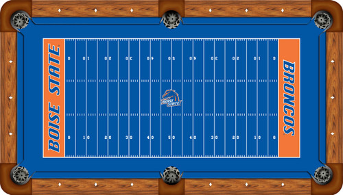 Boise State Broncos 7 foot Custom Pool Table Felt