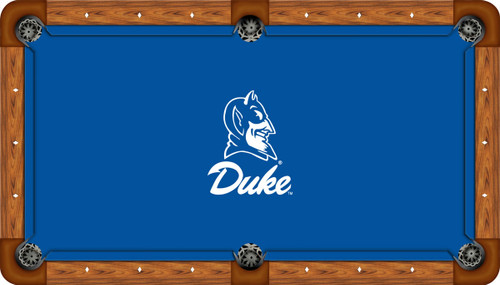 Duke Blue Devils 9 foot Custom Pool Table Felt