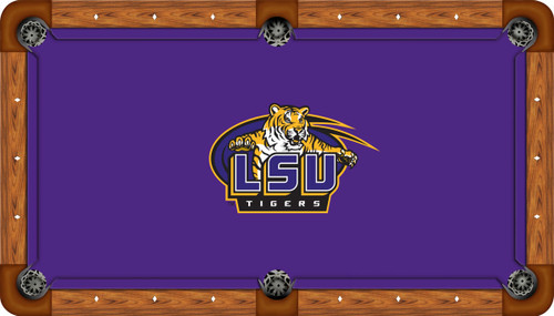 LSU Tigers 7 foot Custom Pool Table Felt