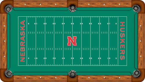 Nebraska Cornhuskers 9 foot Custom Pool Table Felt