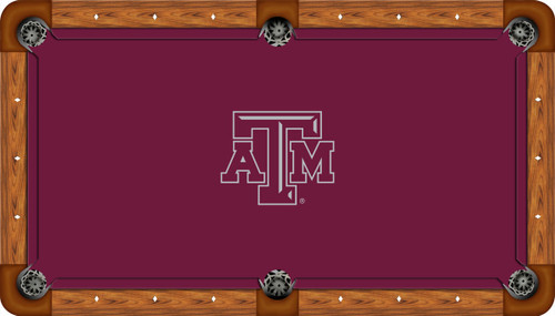 Texas A&M Aggies 9 foot Custom Pool Table Felt