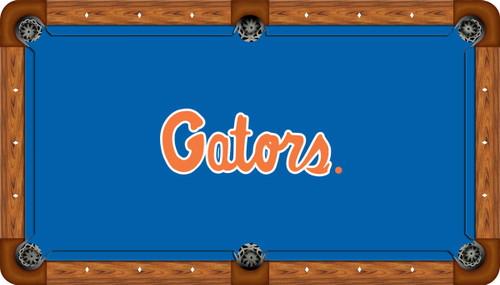 Florida Gators 8 foot Custom Pool Table Felt