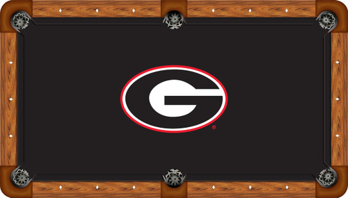 Georgia Bulldogs 8 foot Custom Pool Table Felt