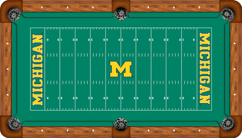 Michigan Wolverines 7 foot Custom Pool Table Felt