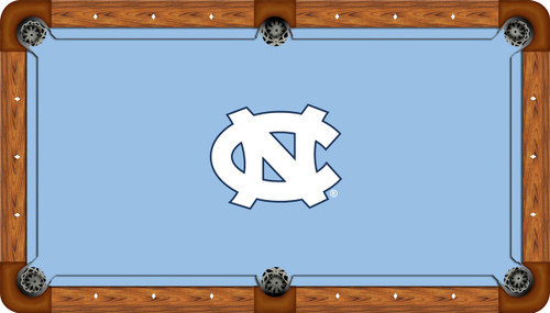 North Carolina Tar Heels 8 foot Custom Pool Table Felt