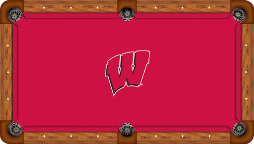 Wisconsin Badgers 8 foot Custom Pool Table Felt