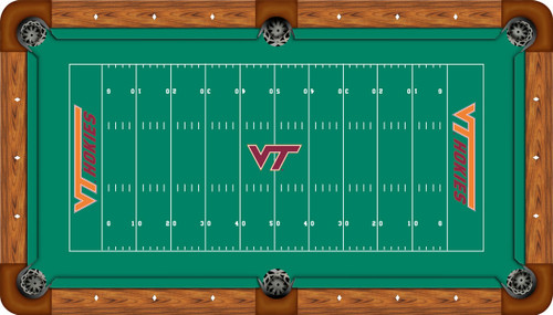 Virginia Tech Hokies 8 foot Custom Pool Table Felt