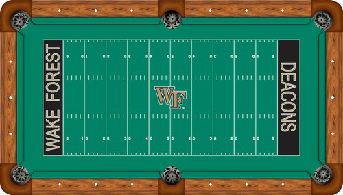 Wake Forest Demon Deacons 7 foot Custom Pool Table Felt