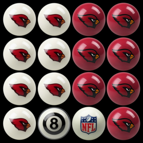 Arizona Cardinals Pool Balls