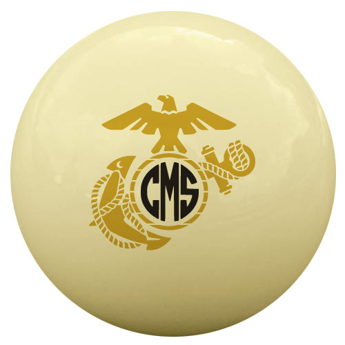 Globe and Anchor Cue Ball