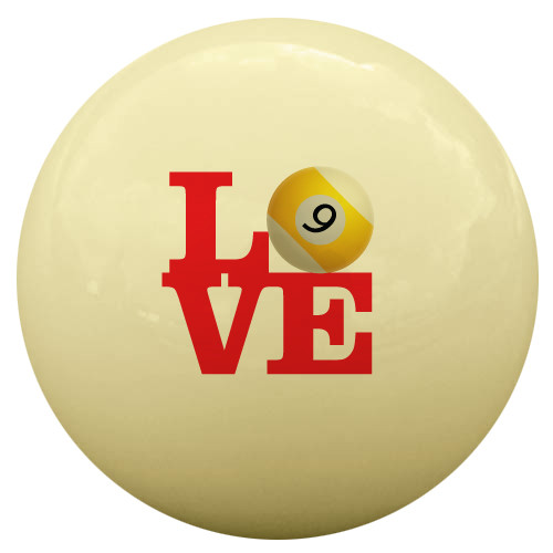 Love 9-Ball Cue Ball