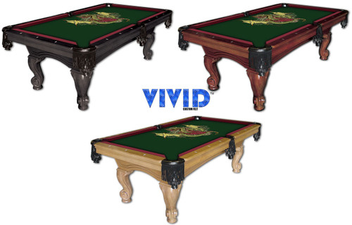 VIVID Winged Serpent 9' Pool Table Felt