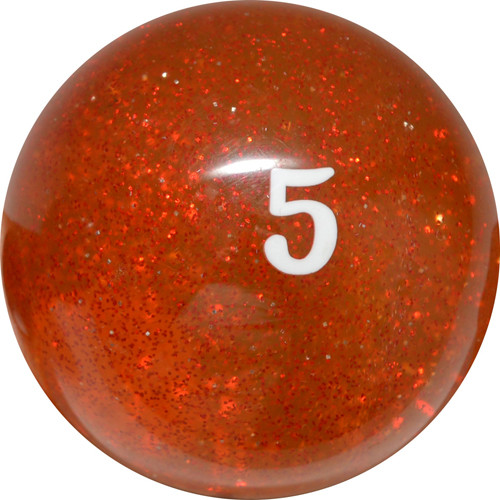 Sterling Designer Glittering Pool Balls Ð 5 Ball