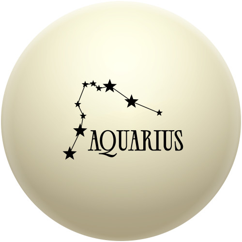 Astrological Constellation: Aquarius Cue Ball