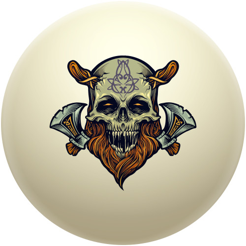 Viking Skull Cue Ball