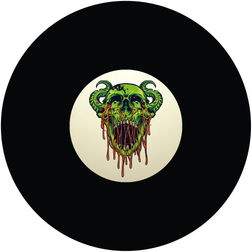 Weeping Green Skull 8 Ball