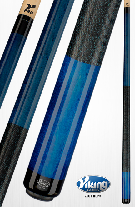 Viking Pool Cue B2207 - Ocean Blue Stain