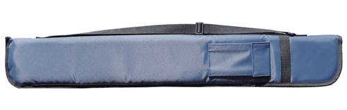 Blue Deluxe Nylon Pool Cue Case for 1 Cue