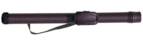 Round Brown Pool Cue Case for 1 Cue
