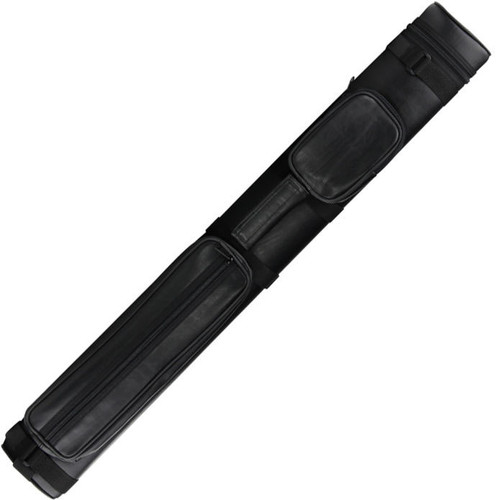 Black Deluxe Hard Pool Cue Case for 2 Cues