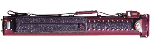 Burgundy Pro Pool Cue Case for 1 Cue