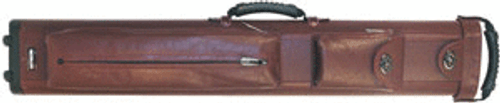 Sterling Ultra-Leather Rolling Case, 2 Butts and 4 Shafts, in Wine