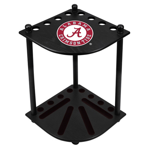 Alabama Crimson Tide Corner Pool Cue Rack