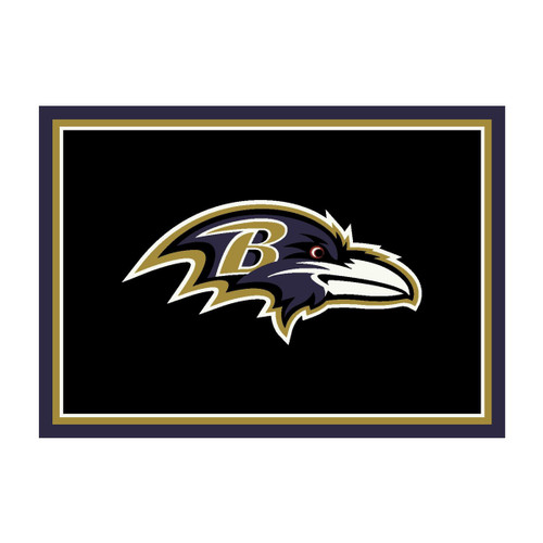 Baltimore Ravens 4x6 ft Spirit Rug