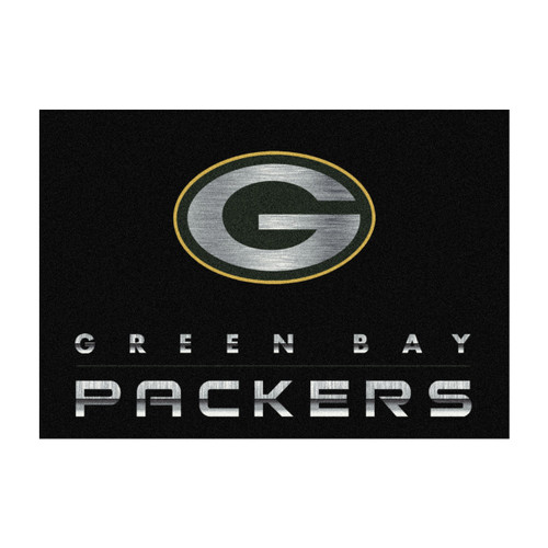 Green Bay Packers 6x8 ft Chrome Rug