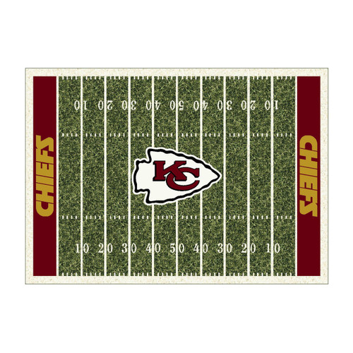 Kansas City Chiefs 4x6 ft Homefield Rug