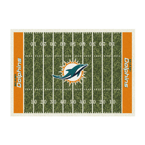 Miami Dolphins 4x6 ft Homefield Rug