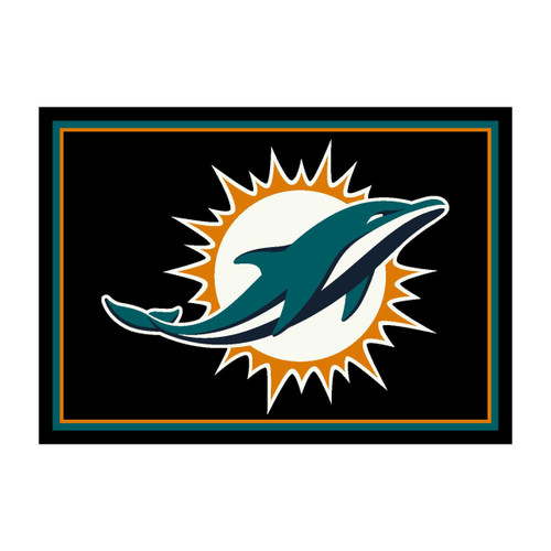 Miami Dolphins 4x6 ft Spirit Rug