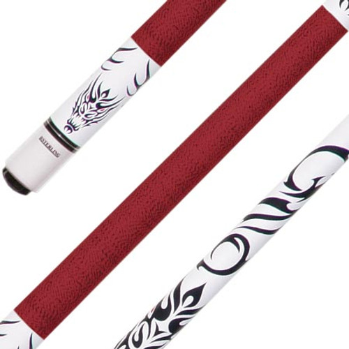 Sterling Tribal Dragon Pool Cue