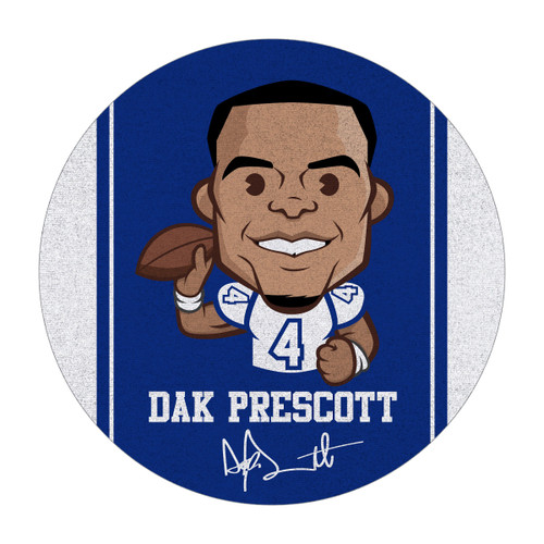 Dak Prescott 64" Round Area Rug