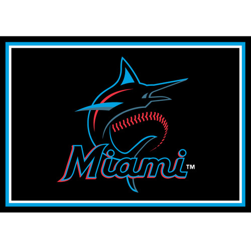 Florida Marlins 3 x 4 ft Area Rug