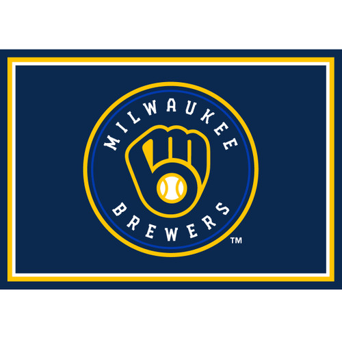 Milwaukee Brewers 3 x 4 ft Area Rug