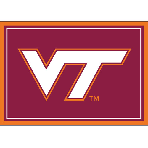 Virginia Tech Hokies 3 x 4 ft Area Rug