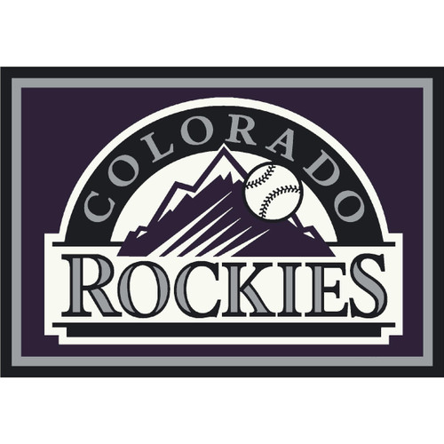 Colorado Rockies 4 x 6 ft Spirit Rug