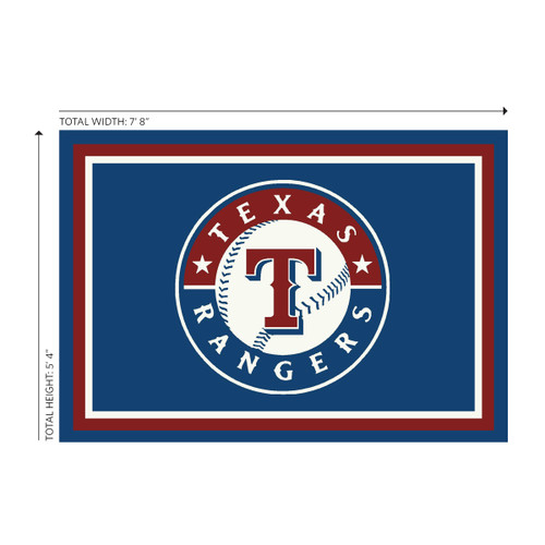 Texas Rangers 6 x 8 ft Spirit Rug