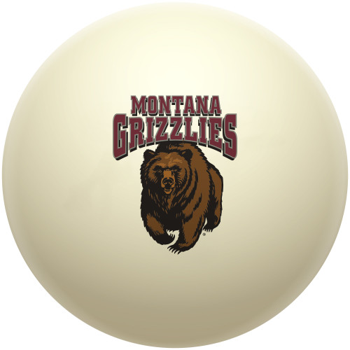 Montana Grizzles Cue Ball