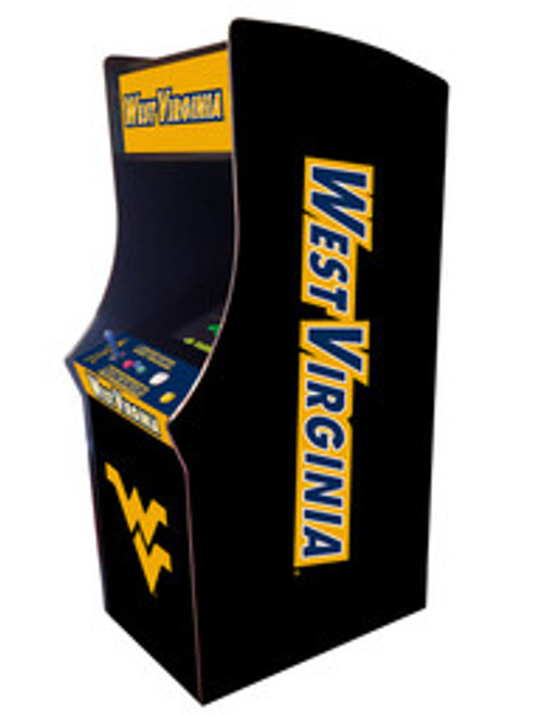 West Virginia Mountaineers Upright Arcade Game