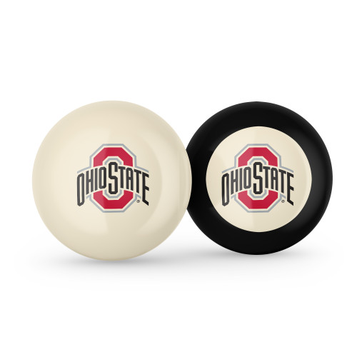 Ohio State Buckeyes Cue Ball & 8 Ball - Combo Pack