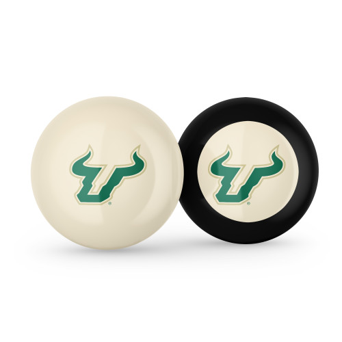 South Florida Bulls Cue Ball & 8 Ball - Combo Pack