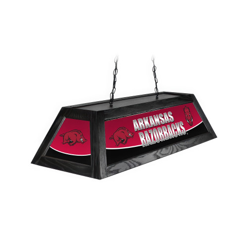 Arkansas Razorbacks 42” Spirit Billiard Lamp – Black Frame
