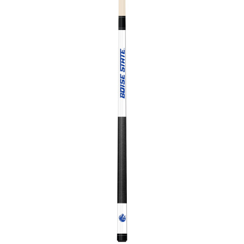 Boise State Broncos Custom Engraved White Billiard Cue - Blue