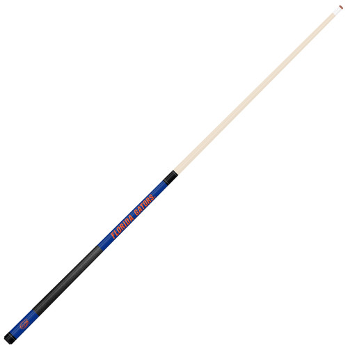Florida Gators Custom Engraved Blue Billiard Cue - Orange