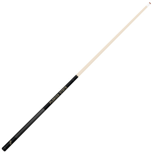 Florida State Seminoles Custom Engraved Black Billiard Cue - Garnet