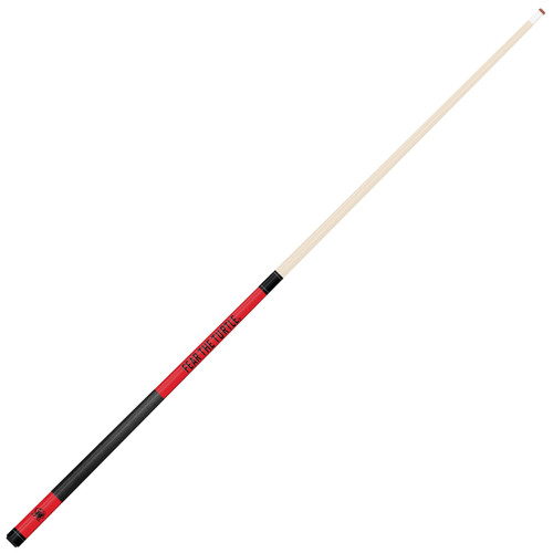 Maryland Terrapins Custom Engraved Red Billiard Cue - Black
