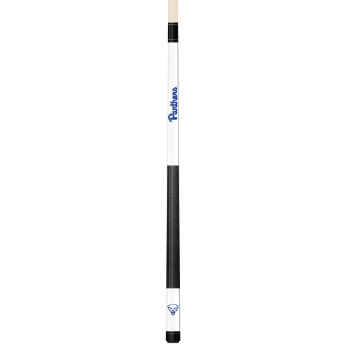Pitt Panthers Custom Engraved White Billiard Cue - Blue