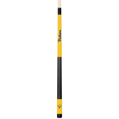 Pitt Panthers Custom Engraved Yellow Billiard Cue - Blue